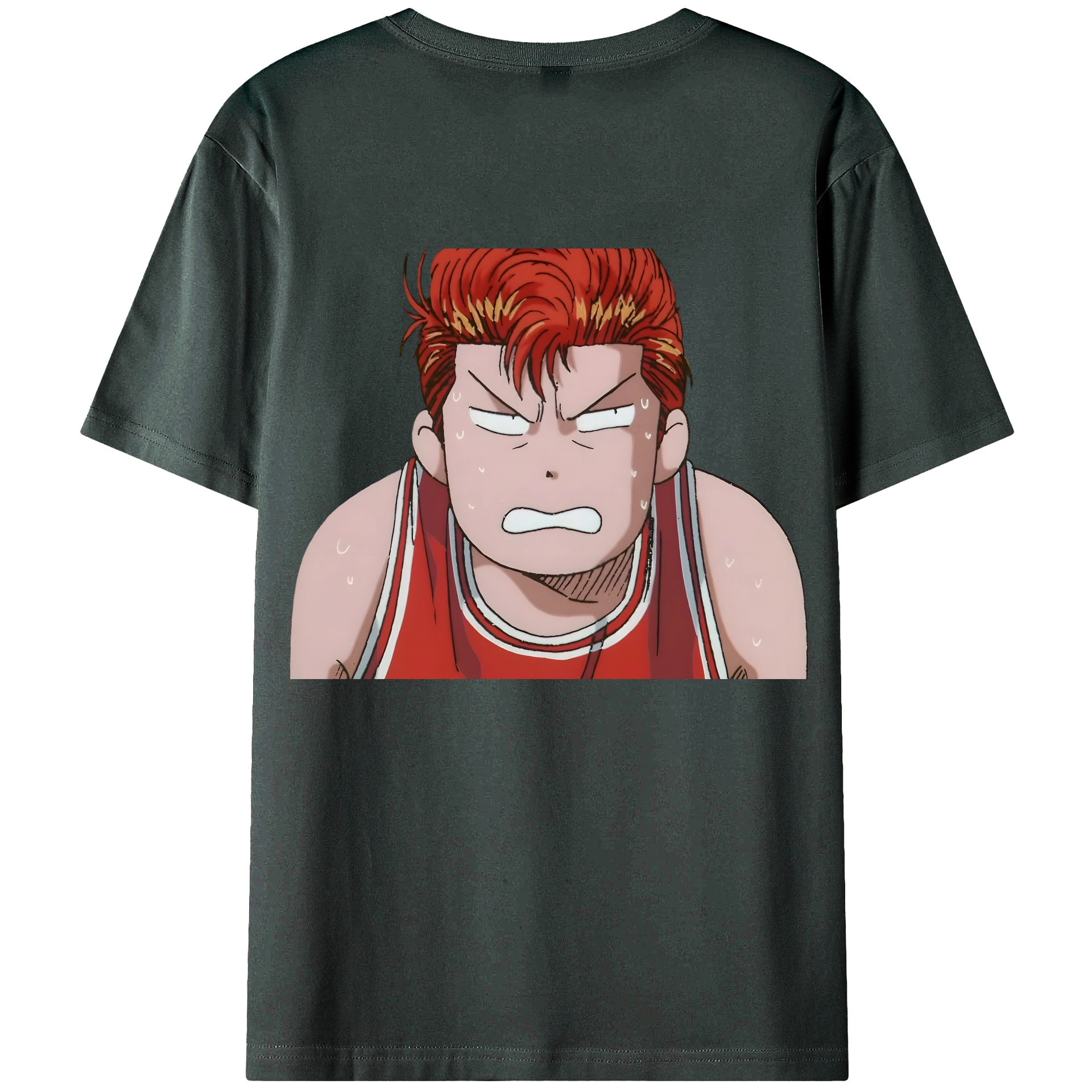 （画像用） SLAM DUNK／スラムダンク 綿100％ メンズ半袖Tシャツ（バックプリント） 通気性